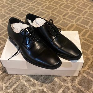 calvin klein black dress shoes